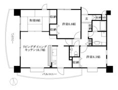 パークベルズ西堀端の間取り画像