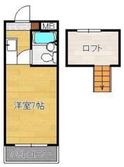 シャルム千代ケ崎の間取り画像