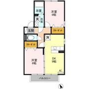フリージアMの間取り画像