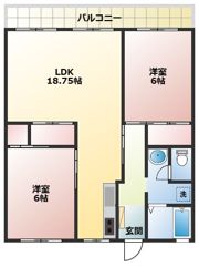 シャトー水江の間取り画像