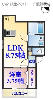 G-PRIME 蘇我の間取り画像
