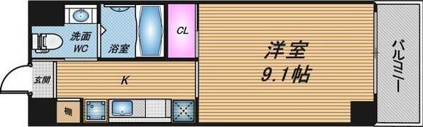 ZERO大淀中の間取り画像