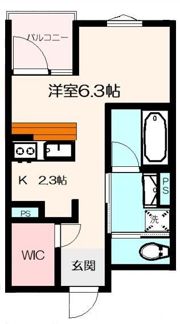 コリド赤塚Bの間取り画像