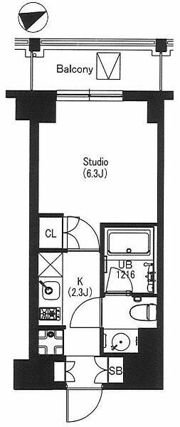 エスティメゾン中野の間取り画像