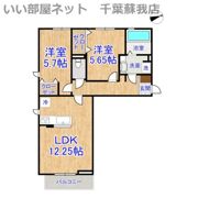D-roomちはら台Cの間取り画像