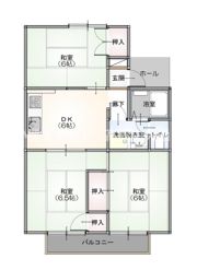 瀬戸ハイツB棟の間取り画像