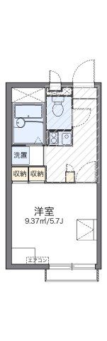 レオパレス清瀧Bの間取り画像