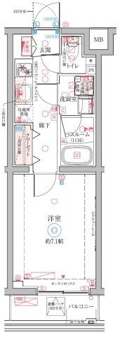 クレヴィスタ氷川台の間取り画像