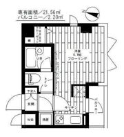 ステージファースト恵比寿東の間取り画像
