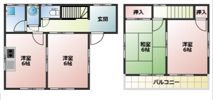 群馬桐生市戸建ての間取り画像