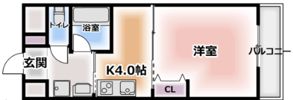 カリーノ カサメント東中振の間取り画像