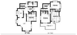 大野邸の間取り画像