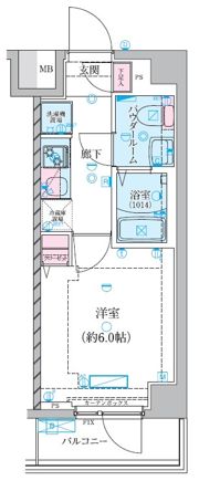 GENOVIA堀切菖蒲園の間取り画像