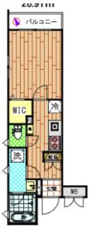 アリーチェ新江古田の間取り画像