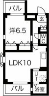 グレイシャスの間取り画像
