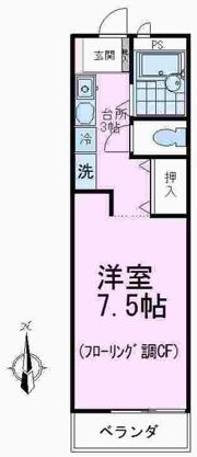 リリオ西荻の間取り画像