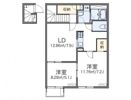 レオネクストグリーンコート住岡の間取り画像