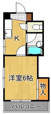 ギャラン千代ヶ崎の間取り画像