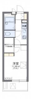 レオパレスパインフィールドの間取り画像
