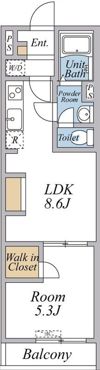 （仮称）リブリ・足立区江北⑤の間取り画像