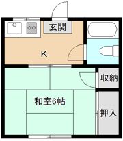 清水コーポマンション3号棟の間取り画像