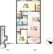 （仮称）Casa ビアンの間取り画像