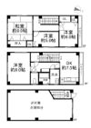 友田町4丁目2戸建2-3階の間取り画像
