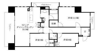 ウェリス南持田緑彩苑の間取り画像