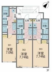 カインドネス南与野の間取り画像