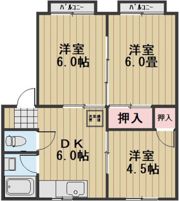 星島コーポC棟の間取り画像