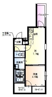 フジパレス瑞光ⅩⅠ番館の間取り画像
