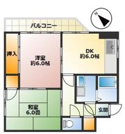 大黒屋レヂデンスⅡの間取り画像