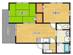シティベール横代 C棟の間取り画像