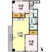 ステーションハウス久米Vの間取り画像