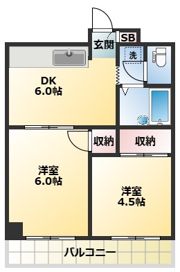 ル・ブランシェの間取り画像
