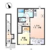有馬8丁目新築アパート（仮の間取り画像