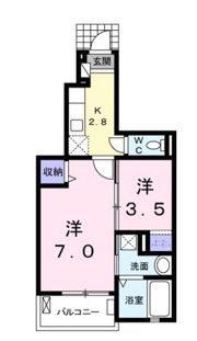 グレイス茶屋町駅前 Bの間取り画像