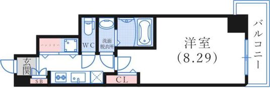 SPコート神戸の間取り画像