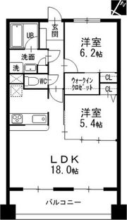 ソシア楠乃木藤が丘の間取り画像
