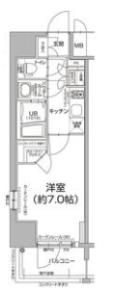 エスリード心斎橋ラグジェの間取り画像