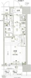 エスリード谷町六丁目の間取り画像
