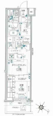 パレステージ西ヶ原の間取り画像