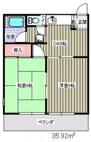 ジュネス岡田の間取り画像