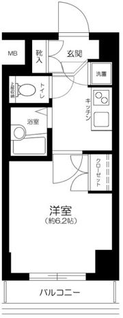 CYNTHIA FOUR-D GOTANDA-WESTの間取り画像