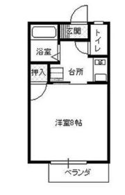 ベルシティ Aの間取り画像