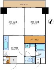 日興パレス南麻布の間取り画像