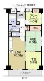 グランファミールさくらがわの間取り画像