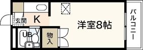パインハウスⅡの間取り画像