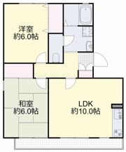 フローラ藤崎の間取り画像