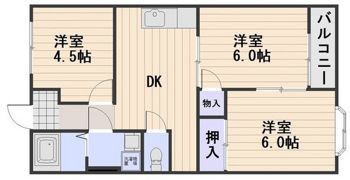 リレイズ葉月Ⅰの間取り画像